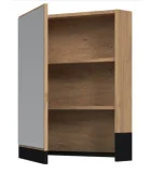 Wall cabinet with mirror DUESA 60/1D, golden oak order